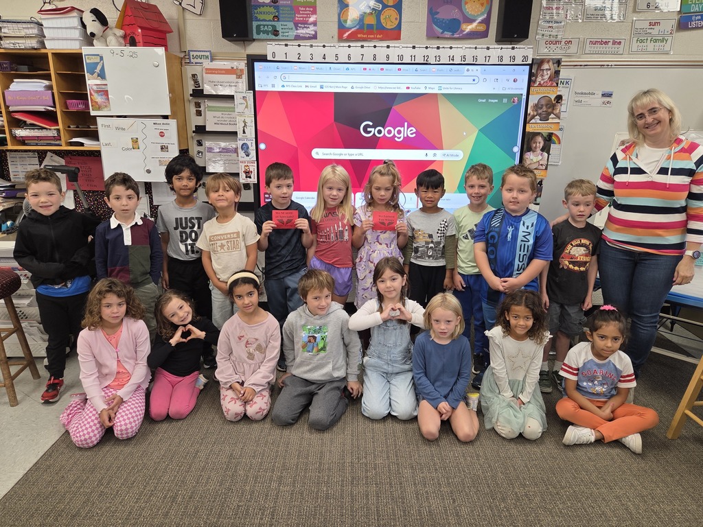 Mrs. Kohlmeyer's 1st graders are our Wings award class this week