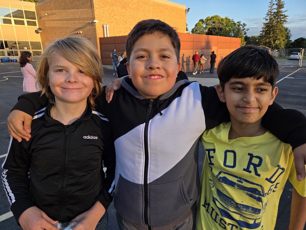 Good friends at the ice cream social 