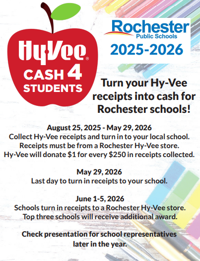 HyVee Cash 4 Students