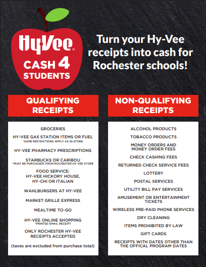 HyVee Cash 4 Students