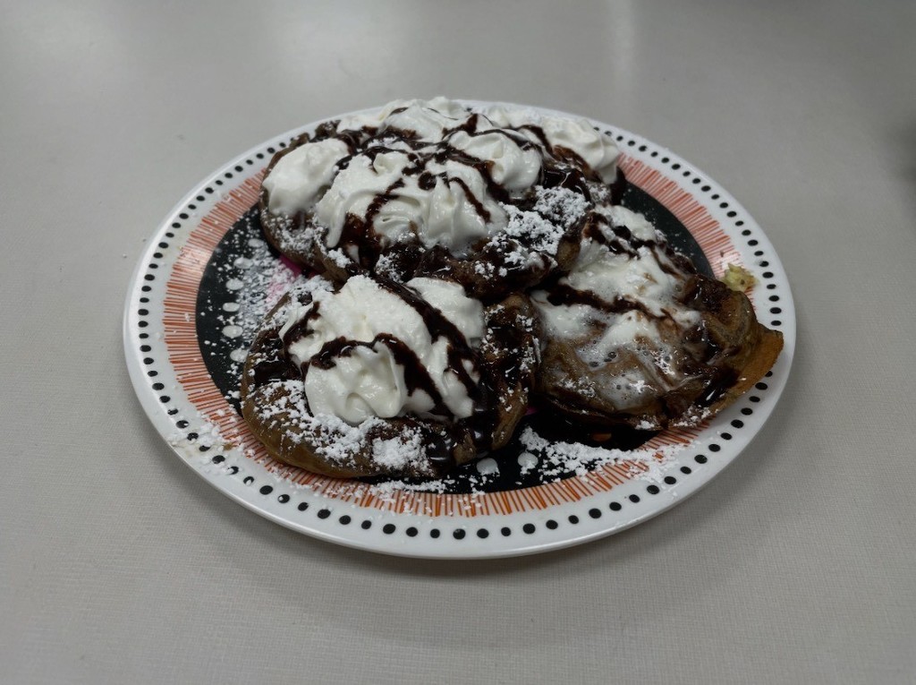 FACS students making waffles