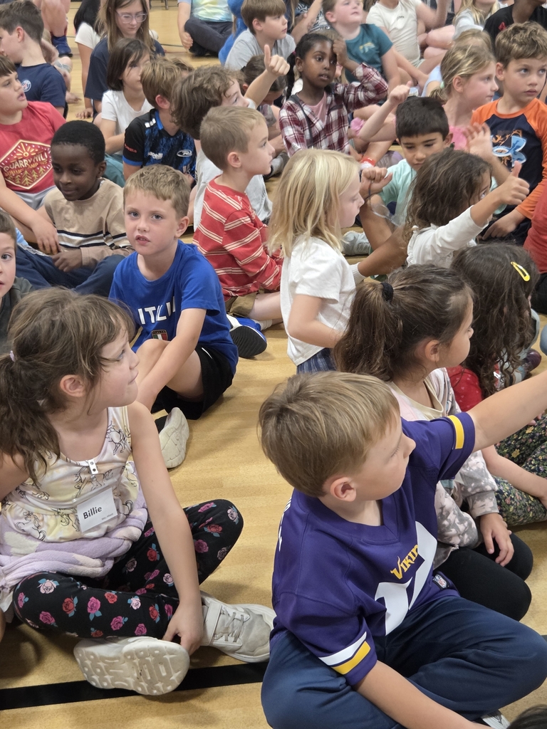 Sharing ideas at our assembly