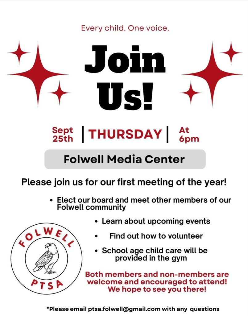 Sept 25 PTSA meeting @ 6:00