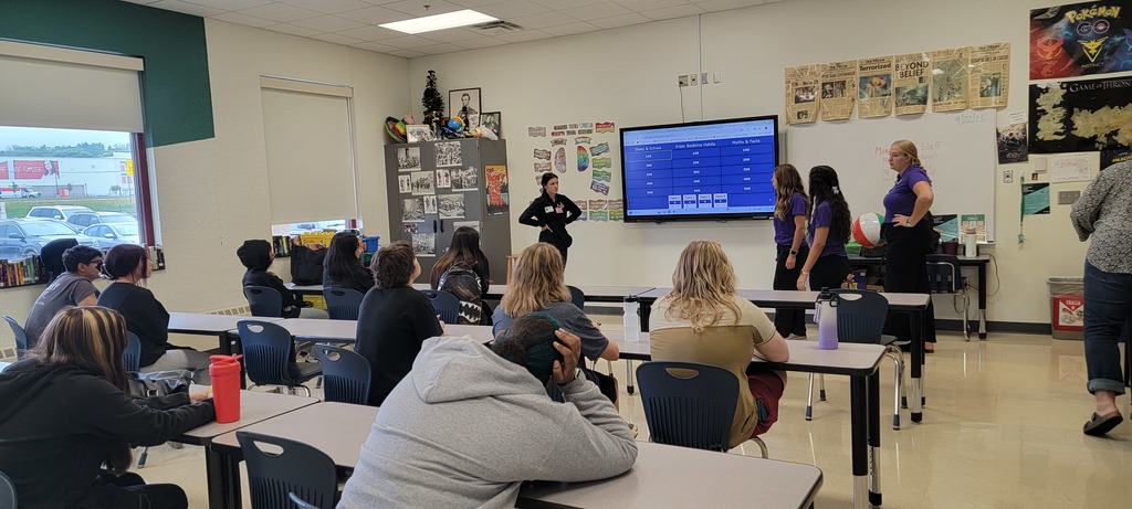 WSU nursing students helping with health education