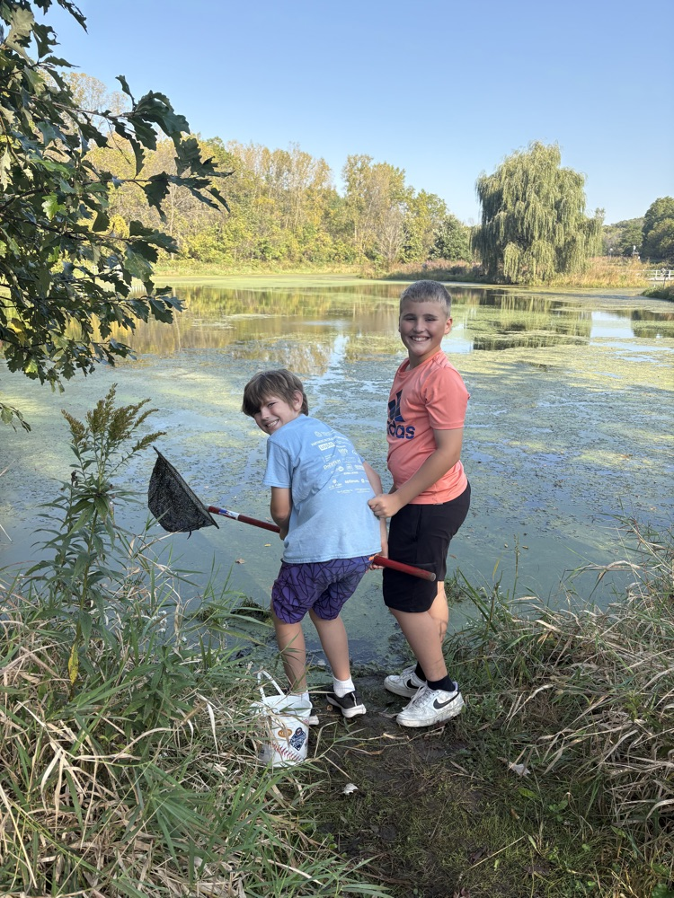 students exploring Quarry Hill