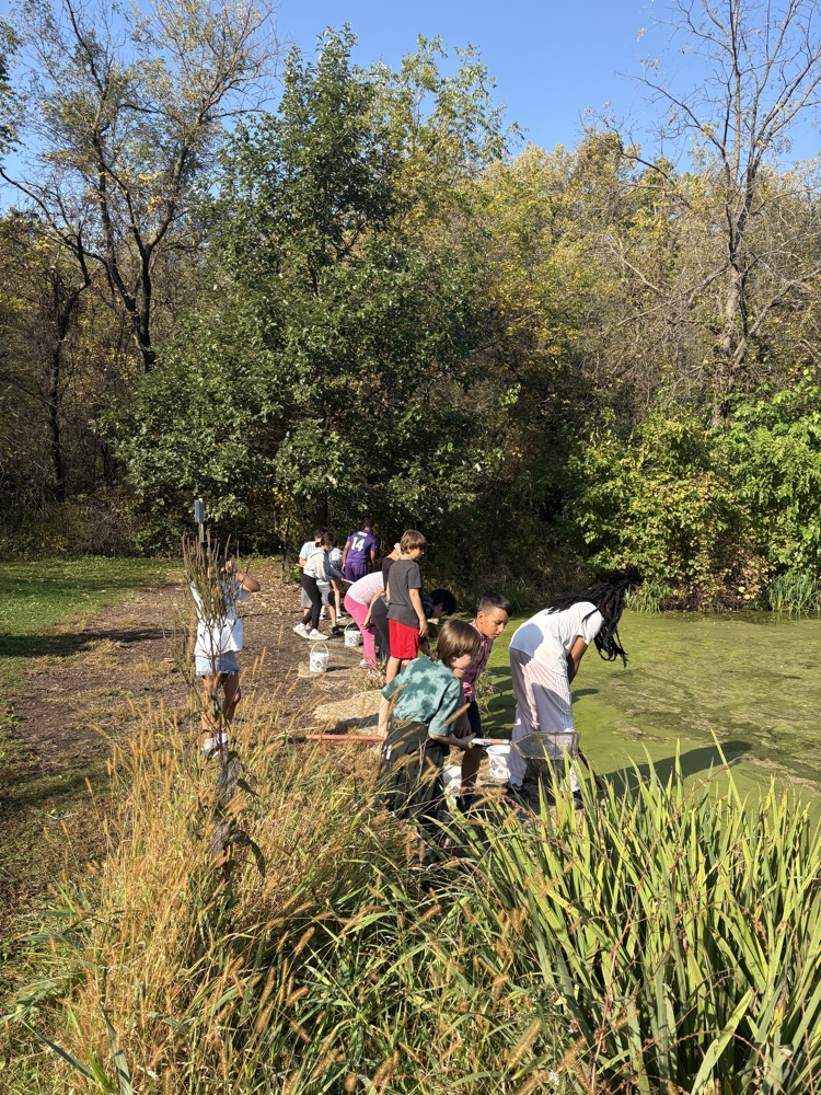 students exploring Quarry Hill