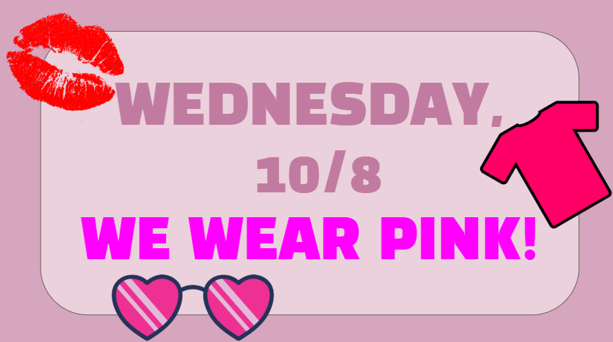 Wednesday is PINK day for Hoco Week