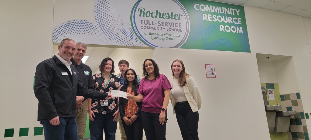 United Way check presentation