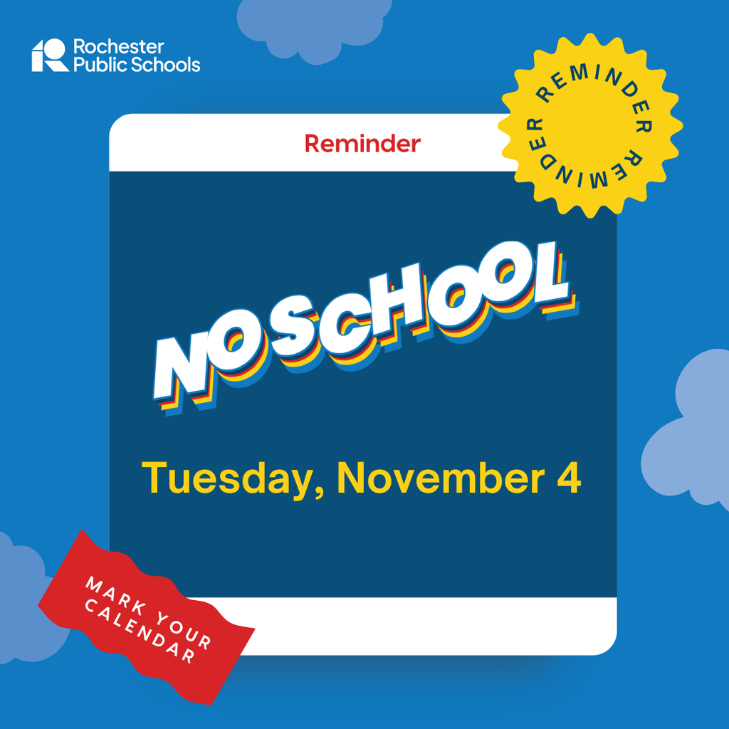 No School Tuesday, November 4