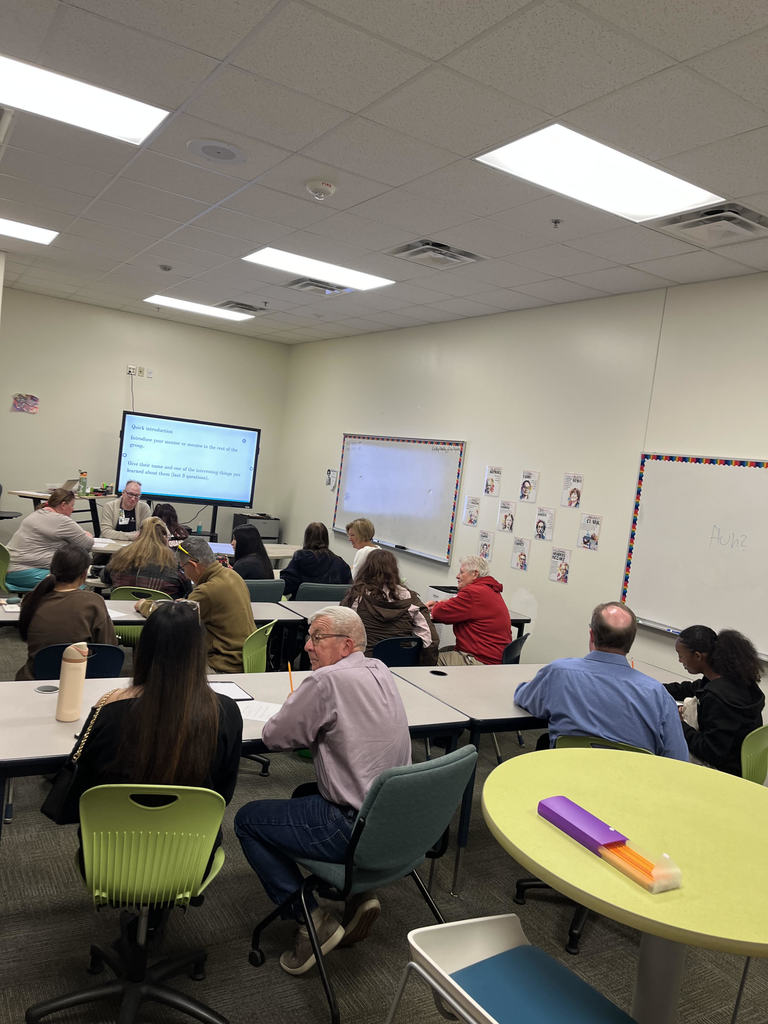 ALC students speaking with their mentors