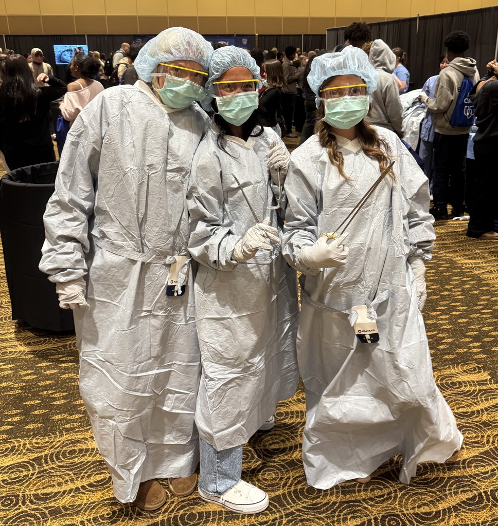 Students  at the Mayo Clinic Health Fair