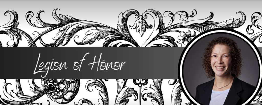 Legion of Honor Award Winner- Amanda Kaus