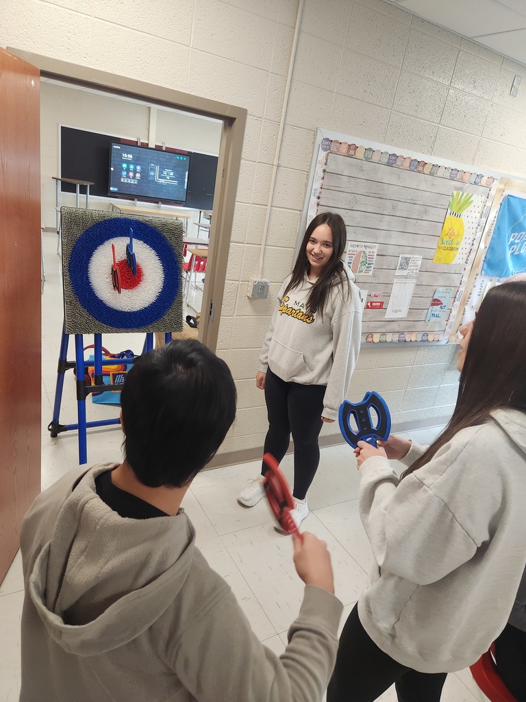 Picture of student playing a game