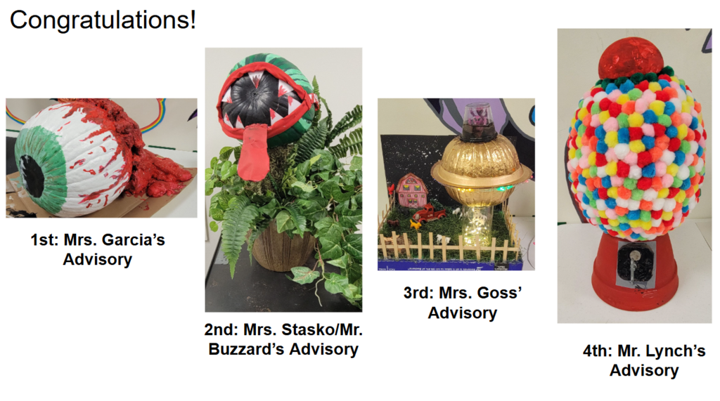 Pumpkin Painting Winners