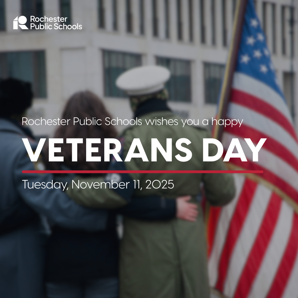 Veterans Day social graphic