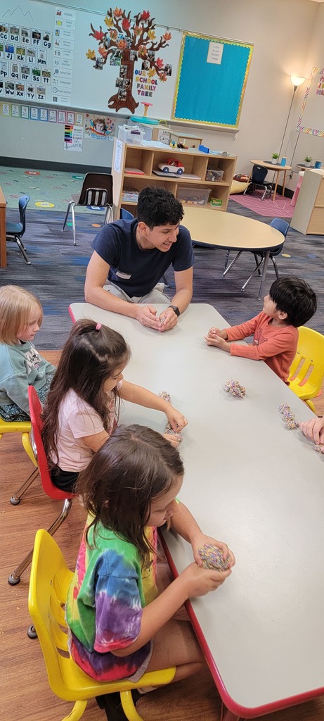 ALC students volunteer with Early Childhood Education.