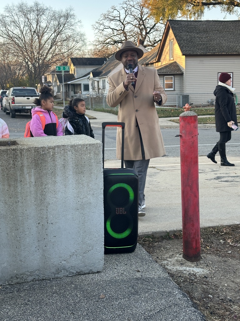 Man talking on microphone