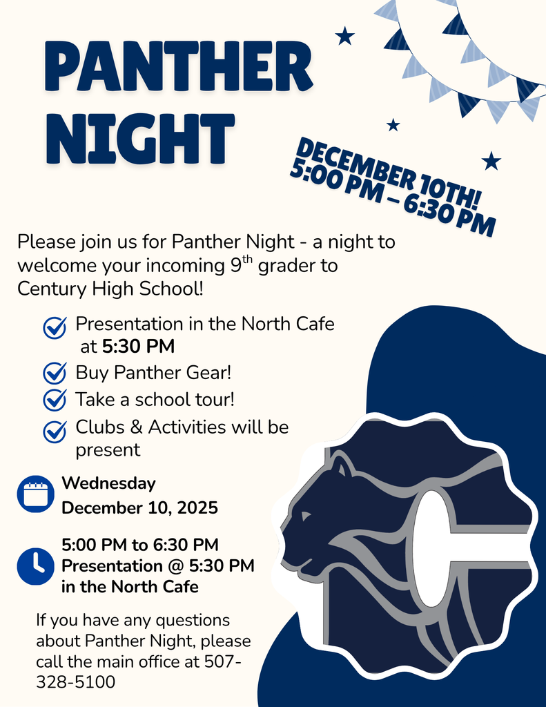 Panther NIght Dec. 10, 2025 from 5-6:30