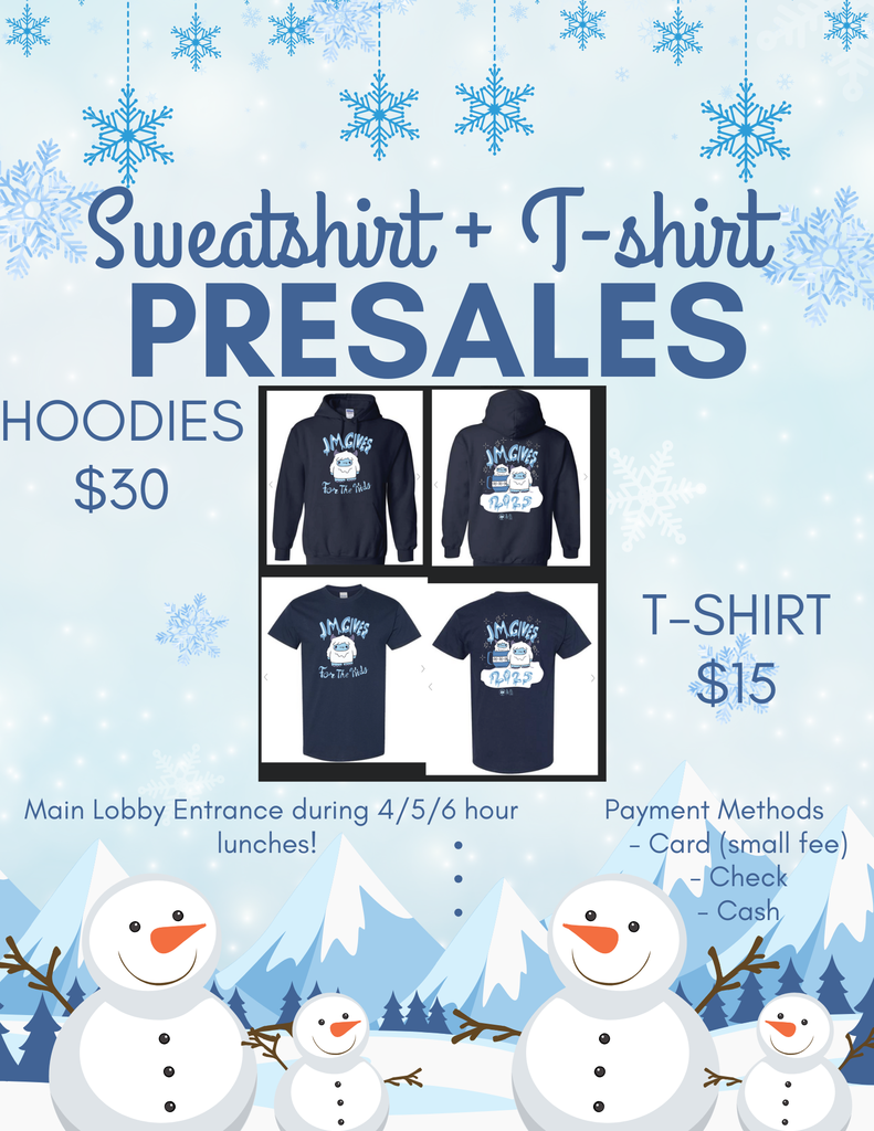 JM Merchandise Pre Sale information