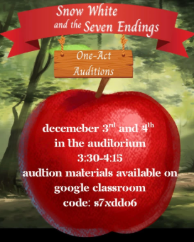 One Act audition