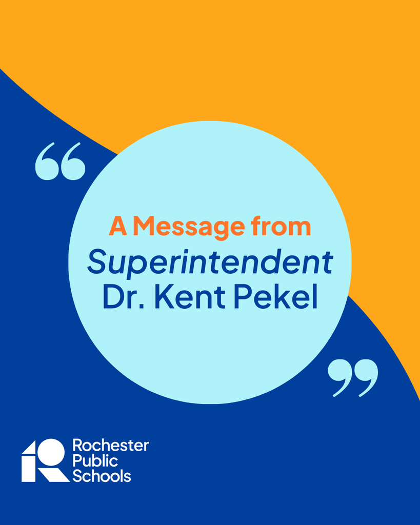 Message from Supt Pekel