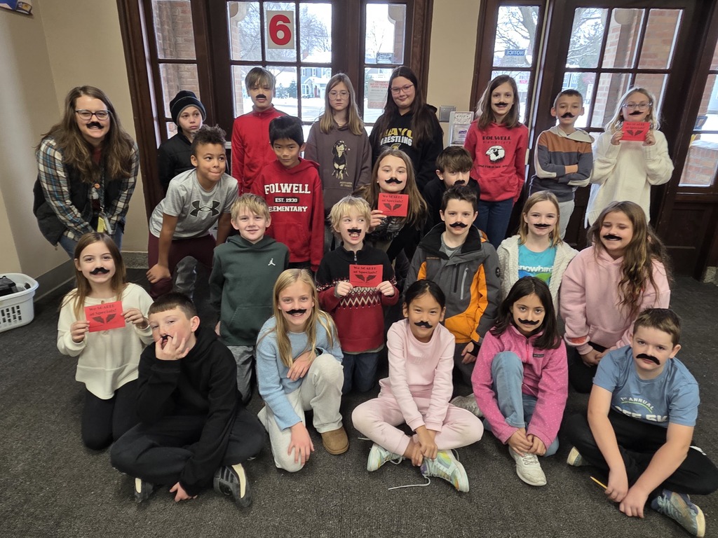 Ms. Sorum's 4th grade Wings award