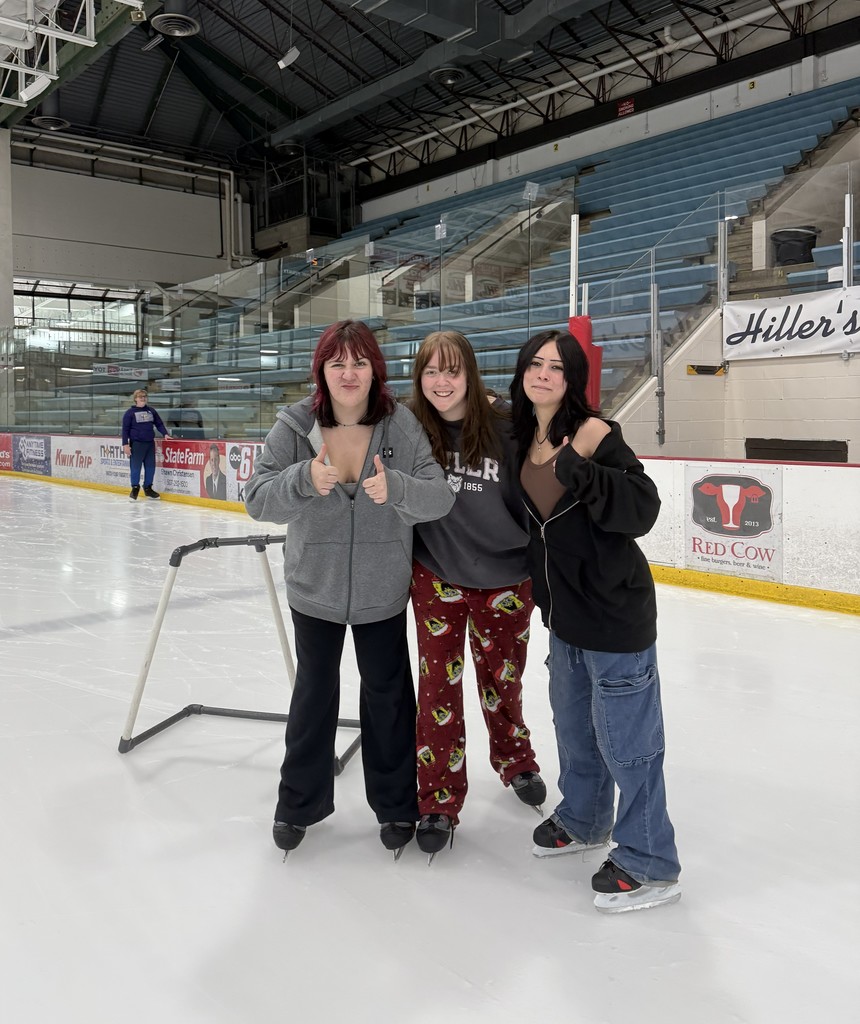 ALC students/staff ice skate at the Rec Center