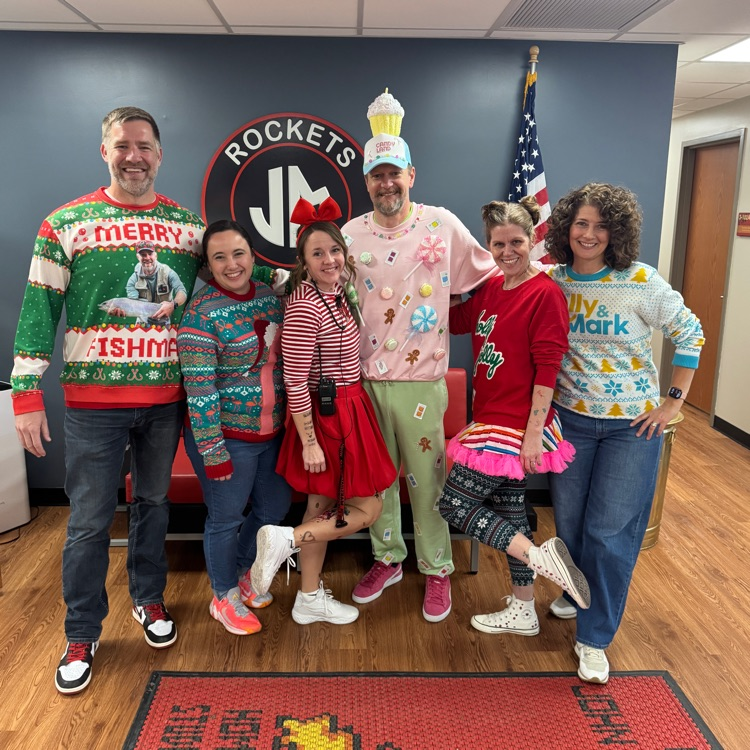 staff dressed up for JM Gives 