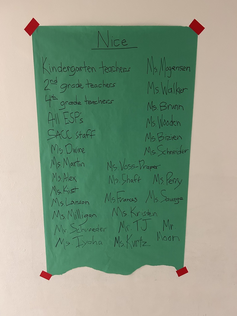 Weekly Staff Newsletter