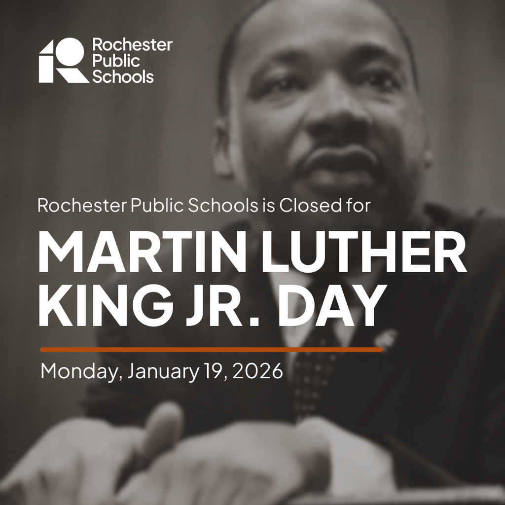 No school for MLK on Monday, Jan. 19, 2026