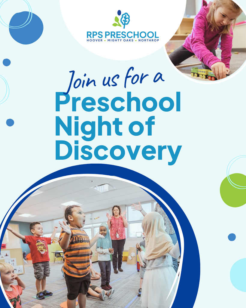 Join us for a Preschool Night of Discovery