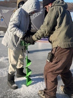 ice fishing