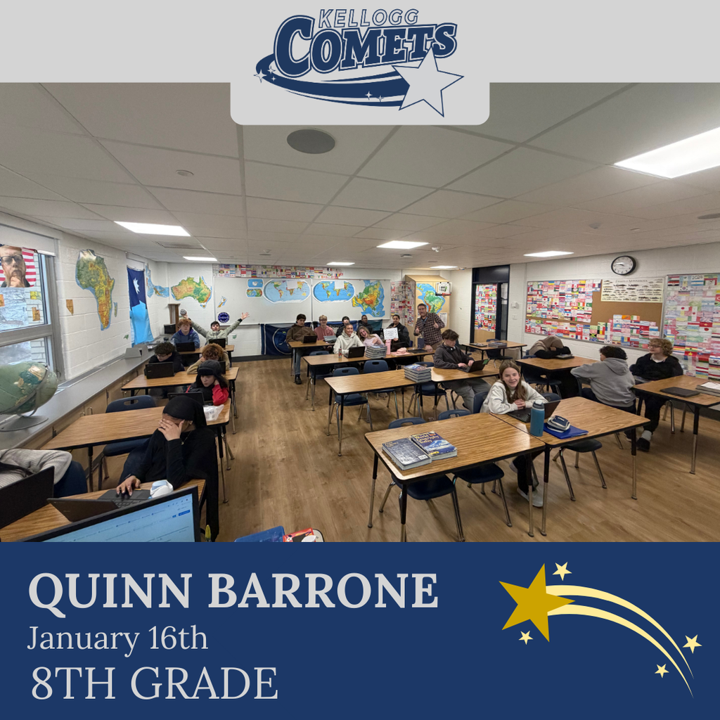 Group of students in multicolored clothing standing and smiling for a student who received award