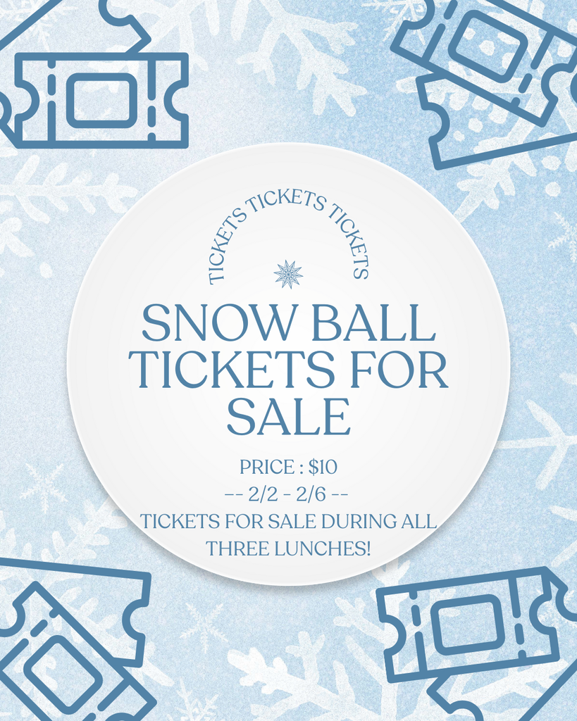 Snowball Flyer for ticket sales