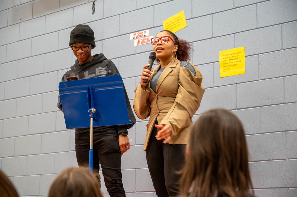 Poets perform at the power of words family night