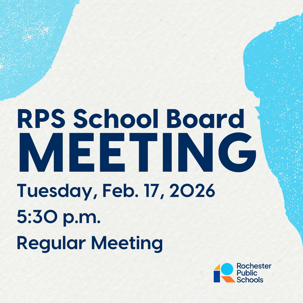 RPS School Board Meeting, Tuesday, Feb. 17, 2026, 5:30pm Regular Meeting
