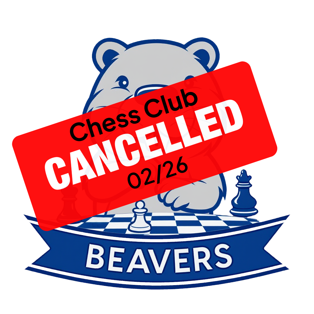 Chess Club Cancelled