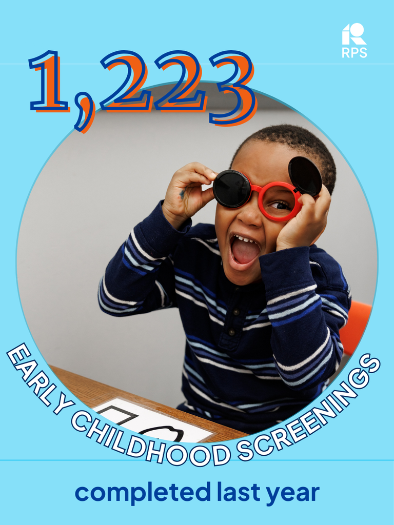 1,223 early childhood screenings completed last year