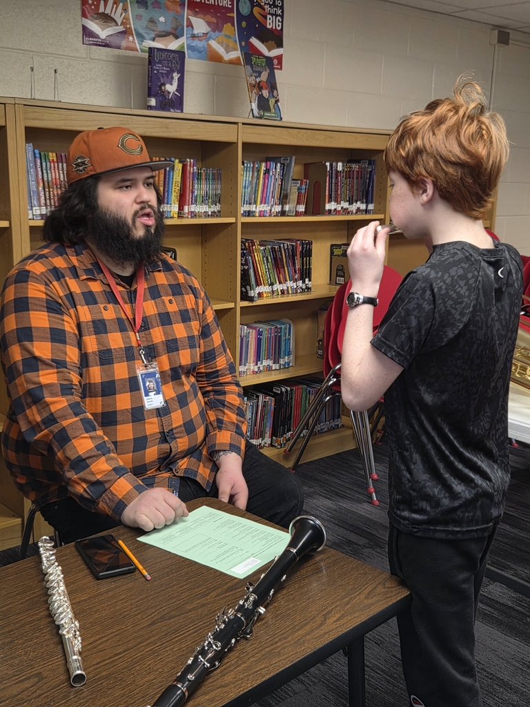 Trying woodwind instruments