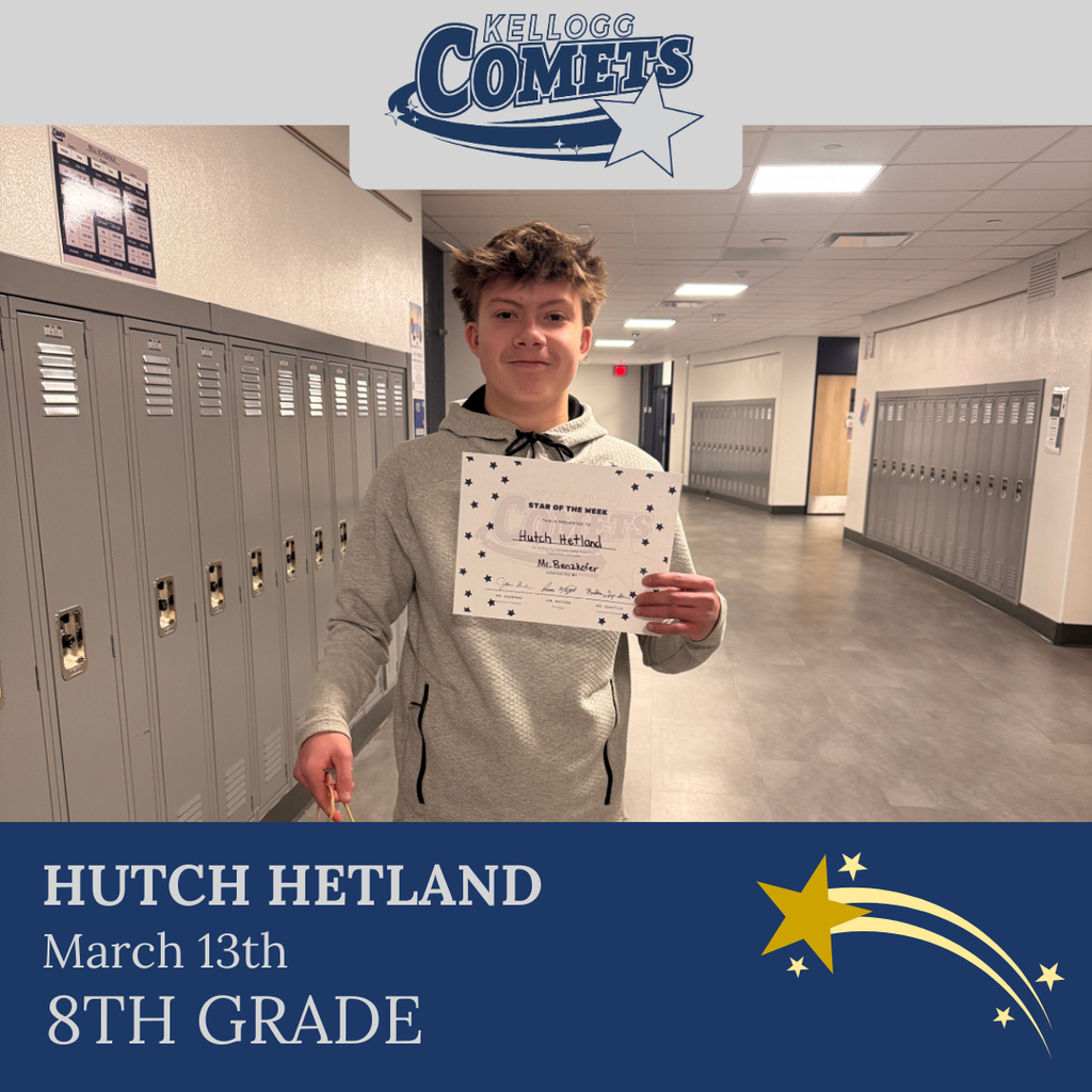Group of students in multicolored clothing standing and smiling for a student who received award