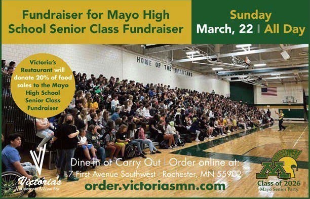 Senior Party Fundraiser flyer