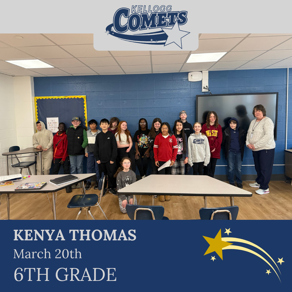 Group of students in multicolored clothing standing and smiling for a student who received award