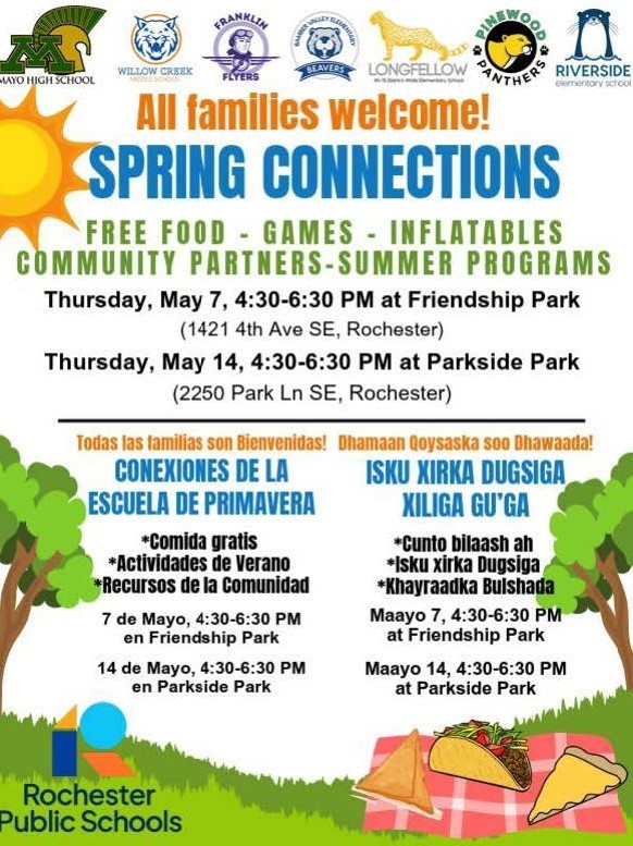 Community events flyer