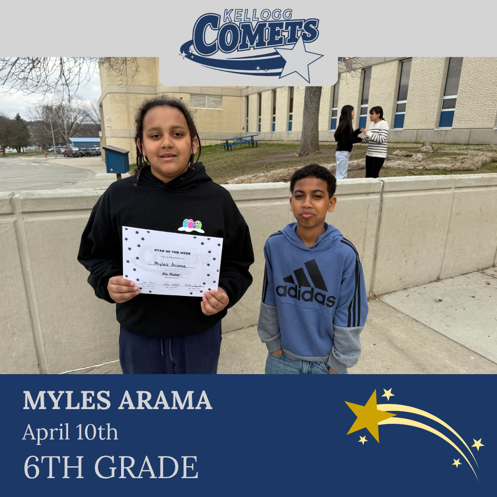 Group of students in multicolored clothing standing and smiling for a student who received award