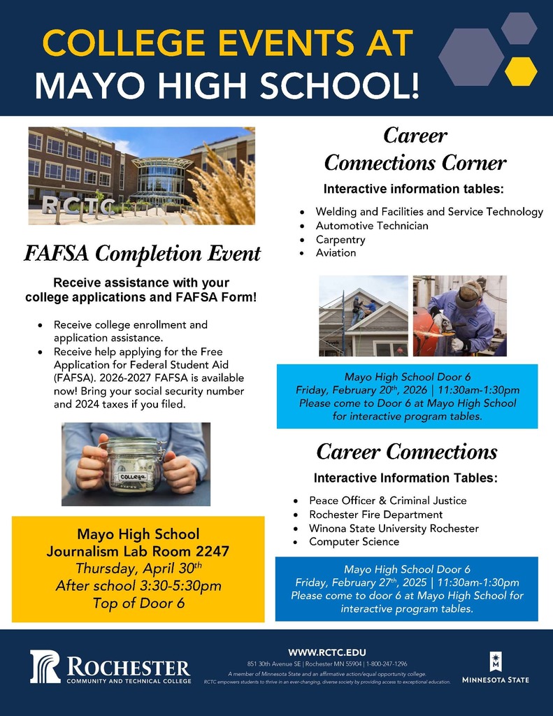 FAFSA completition event flyer  4.30.26