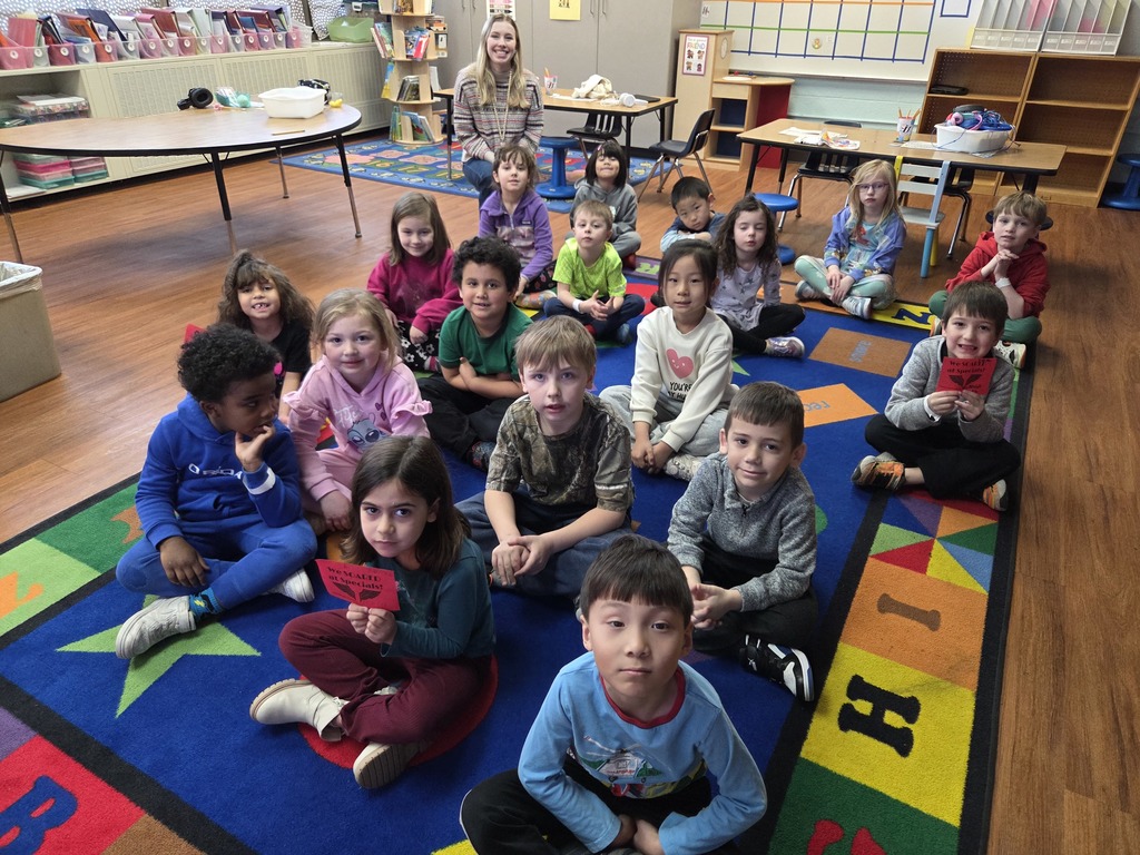 Mrs. Affeldt's Ks earned the Wings award