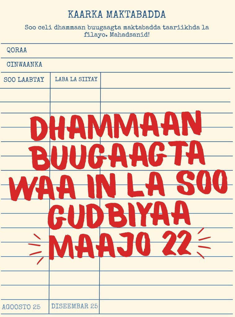 Library books due 5.22