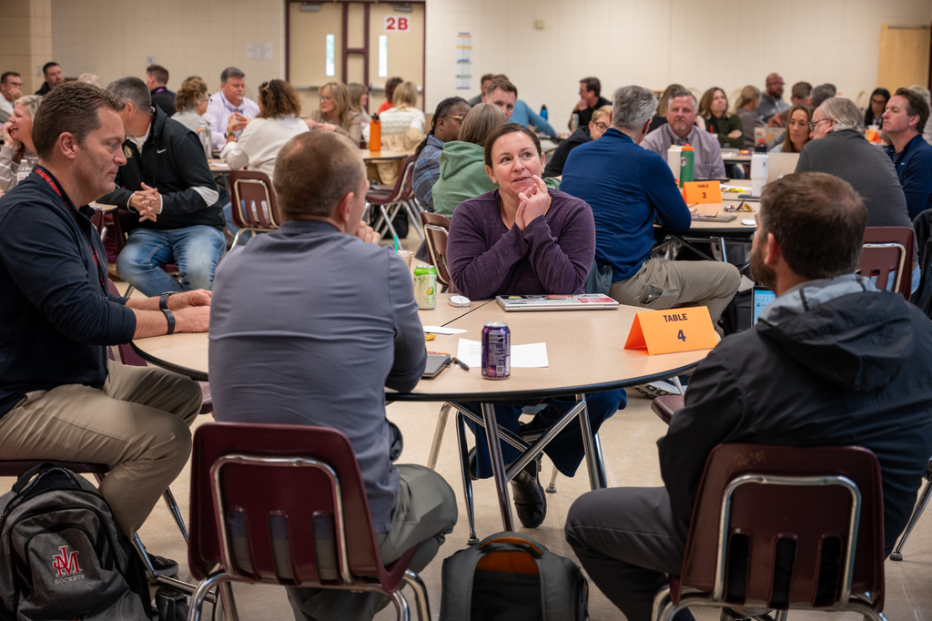 Leaders in discussion