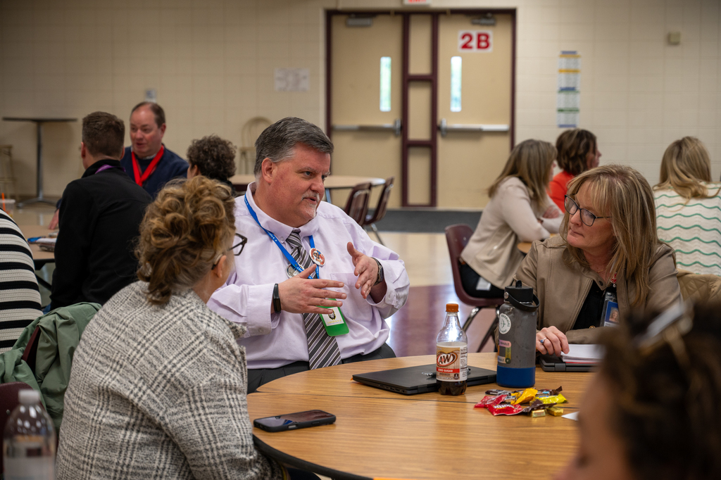 Leaders in discussion