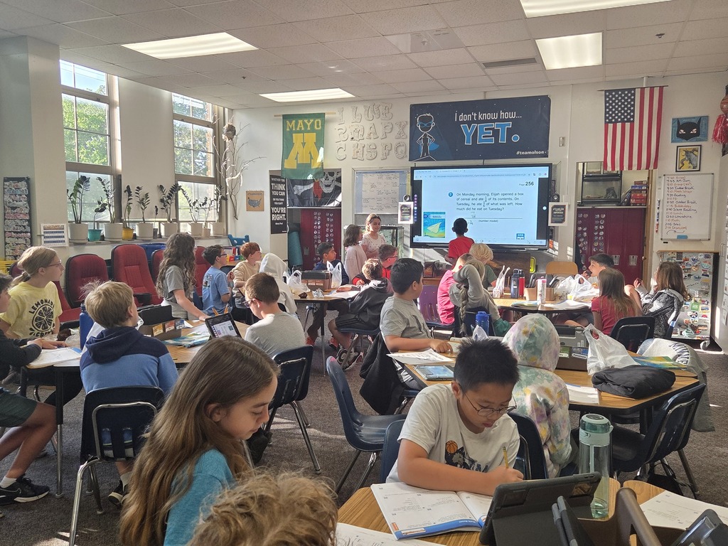 Mr. Olson's 5th graders with Silent Day